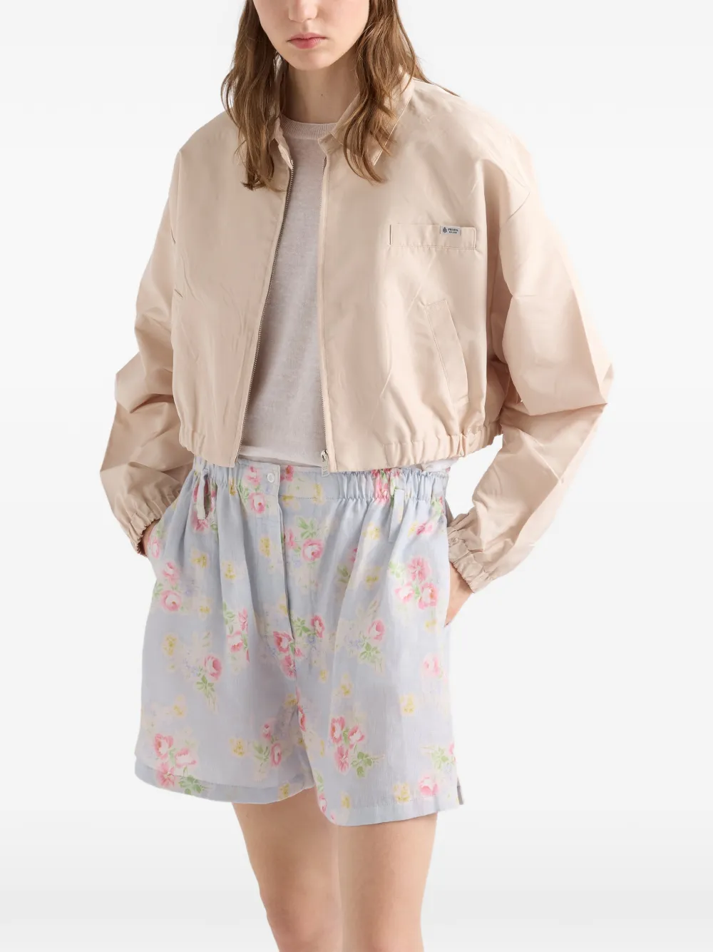 Prada Faille jack Beige
