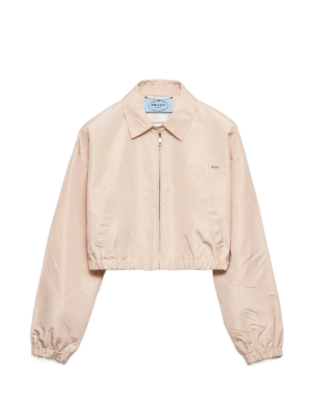 Prada Faille blouson jacket - Nude
