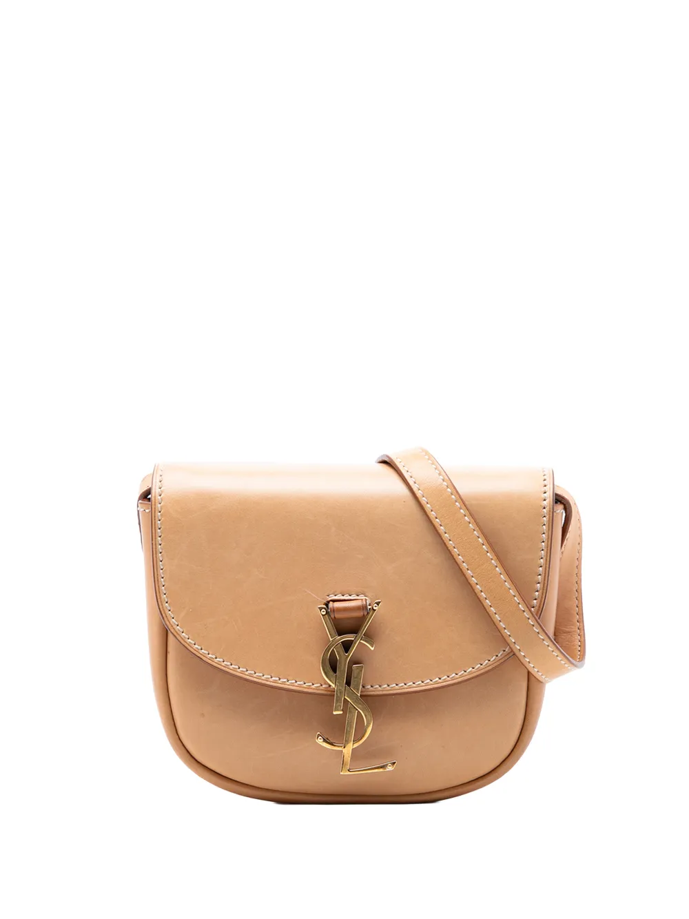 Saint Laurent Pre-Owned 2020 Small Leather Kaia crossbody bag - Marrone
