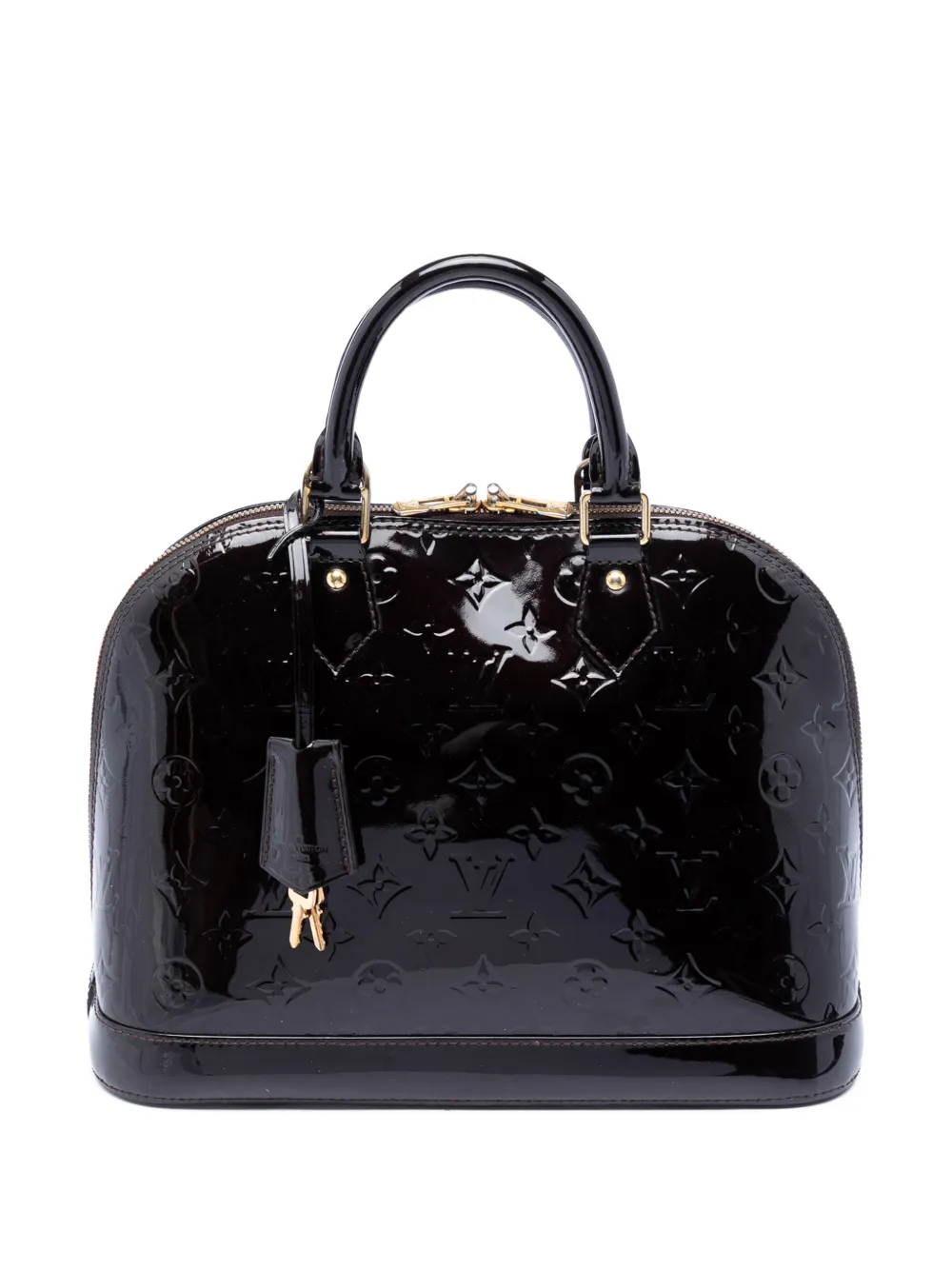 Louis Vuitton Pre-Owned 2014 Monogram Vernis Alma PM handbag - Viola