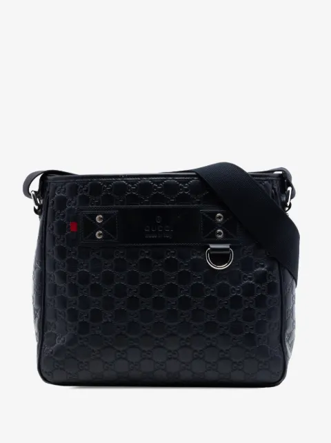 Gucci Pre-Owned 2016-2026 Guccissima Web crossbody bag