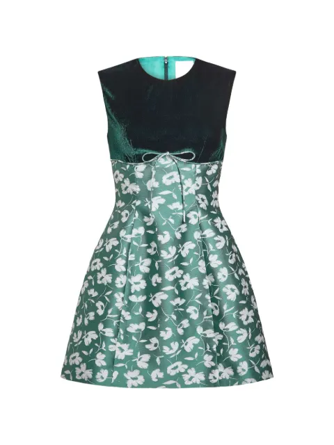 Markarian Jolie floral-brocade mini dress