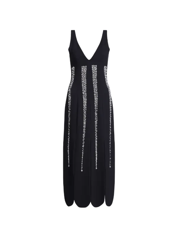 brandy midi dress Seasonal Shimmer: The Resort 2026 Brandy pearl embellished midi dress. #Markarian