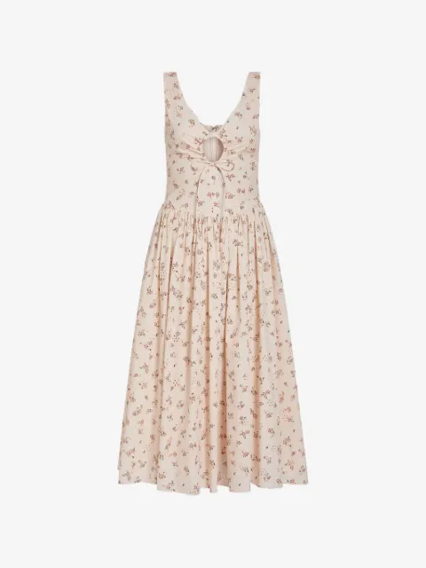 Markarian Penelope Midikleid mit Blumen-Print