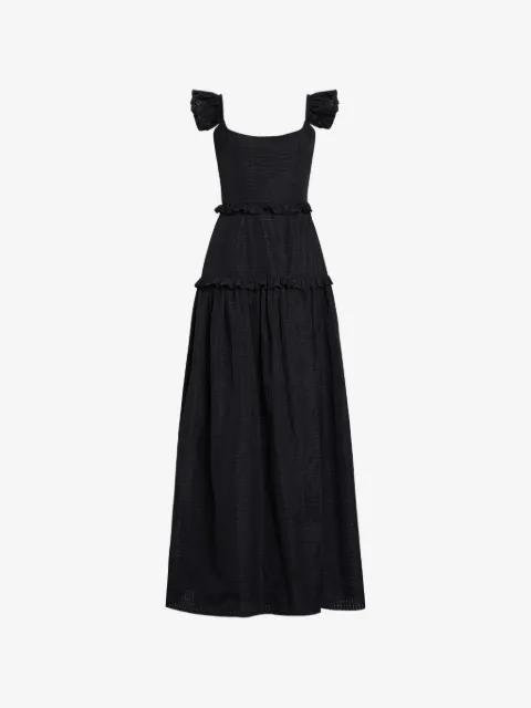 Markarian Alanna ruffle-tiered maxi dress