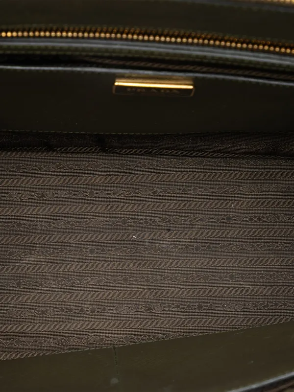 Prada Pre-Owned 2013-2026 ミディアム バイカラー サフィアーノ