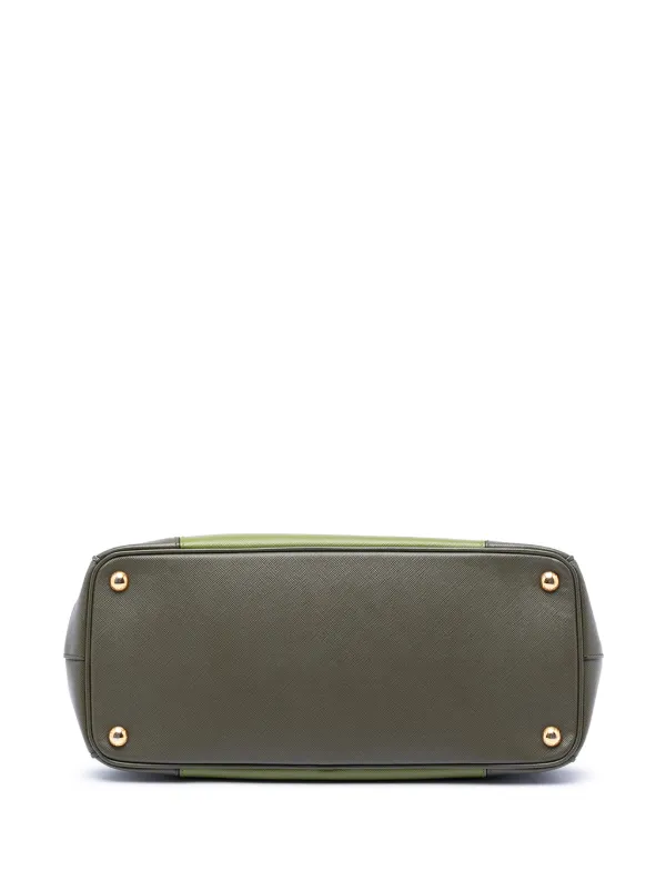 Prada Pre-Owned 2013-2026 ミディアム バイカラー サフィアーノ