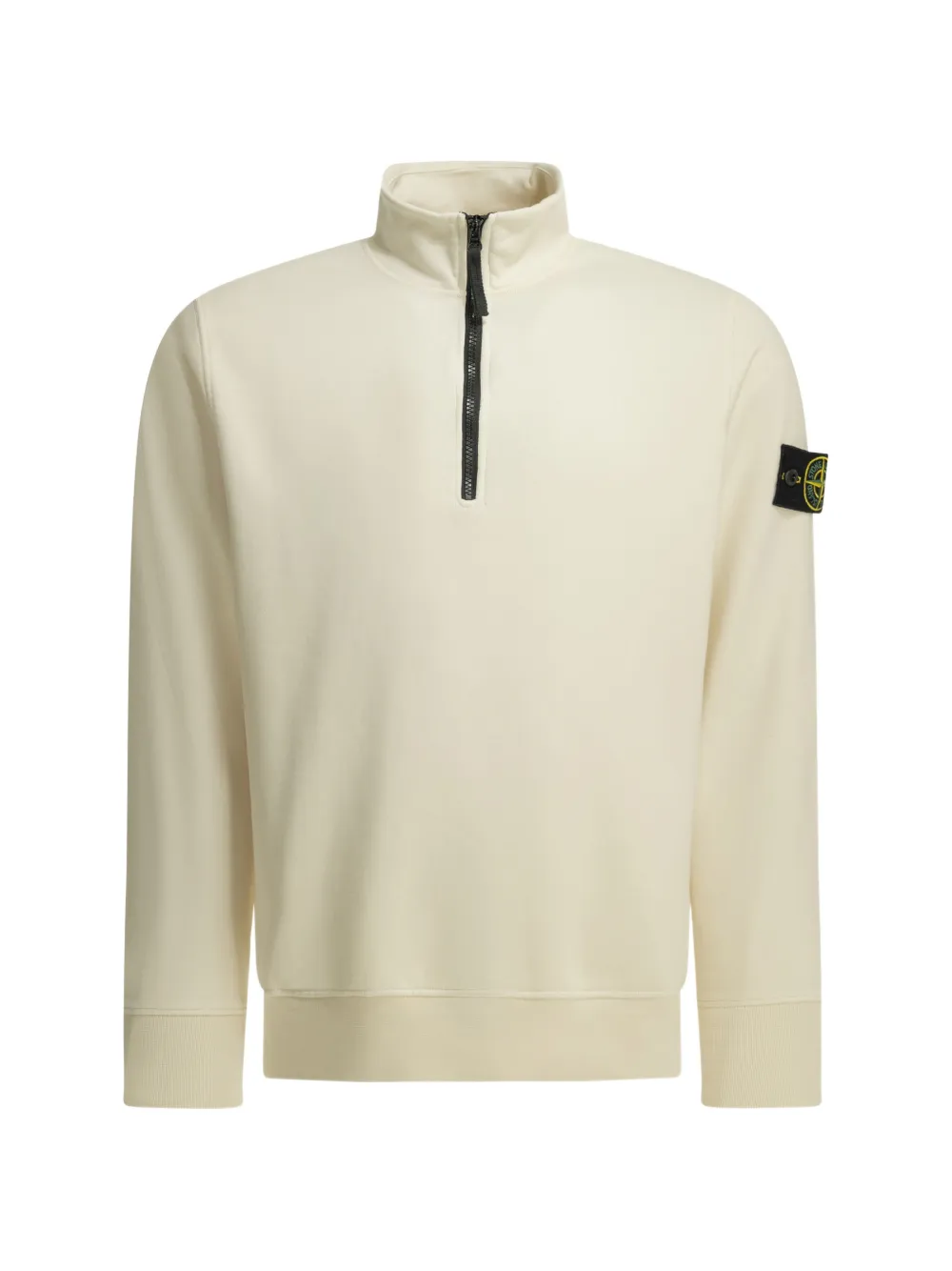 Stone Island quarter-zip sweatshirt - Weiß