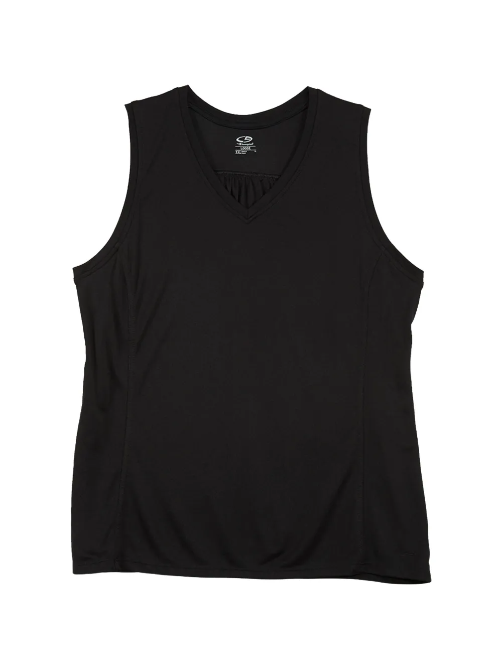 Champion V-neck Tank Top In Black