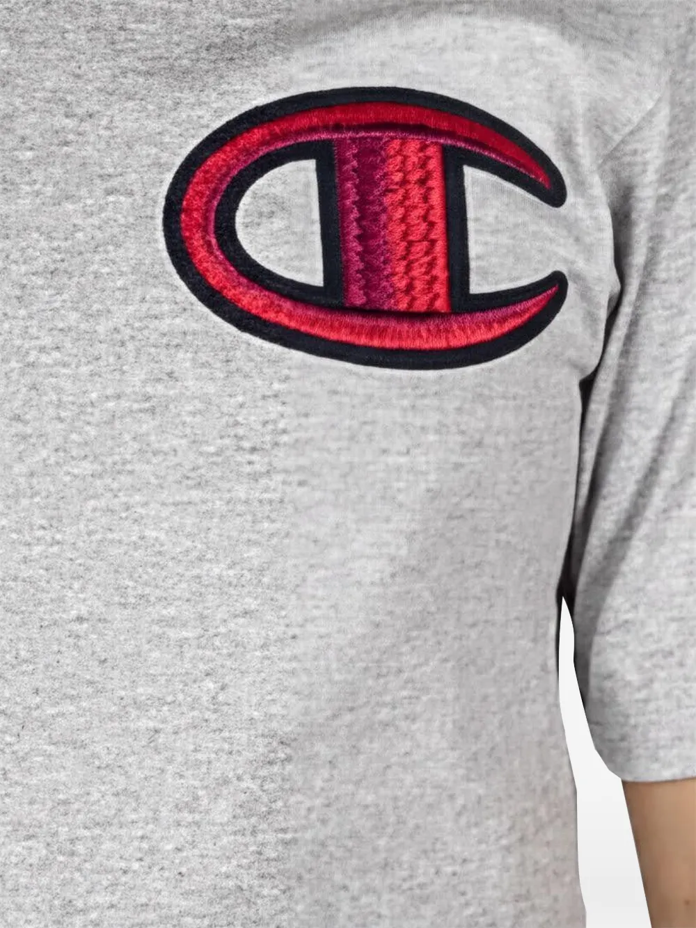 Champion Heritage Floss C T-shirt met logo Grijs