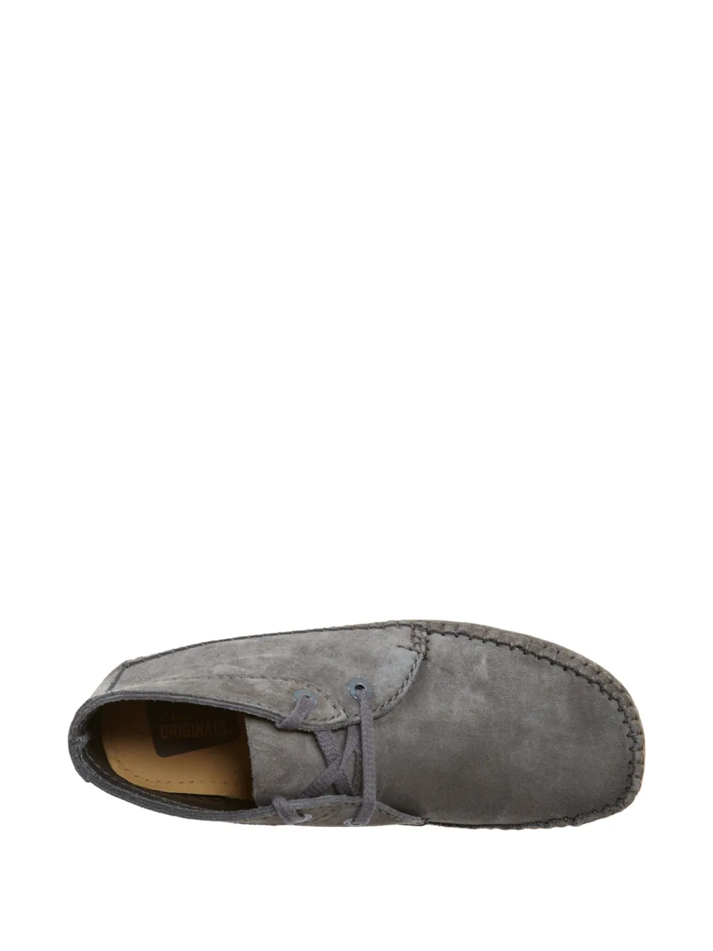 Clarks Originals Weaver whipstitch-trim desert boots Grijs