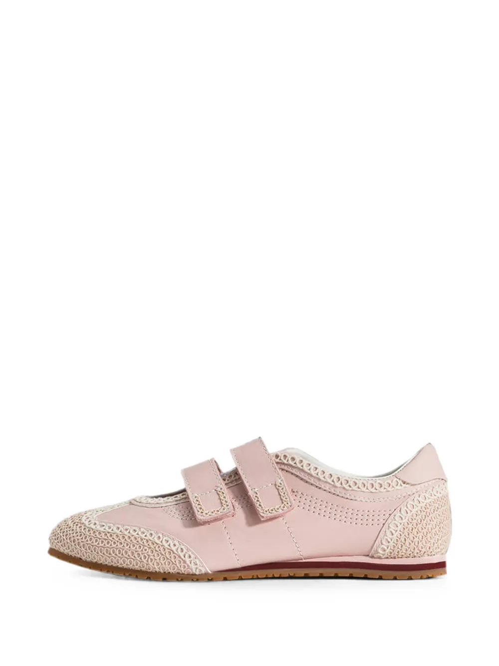 Vans Premium Mary Jane Super Lowpro leather sneakers Roze