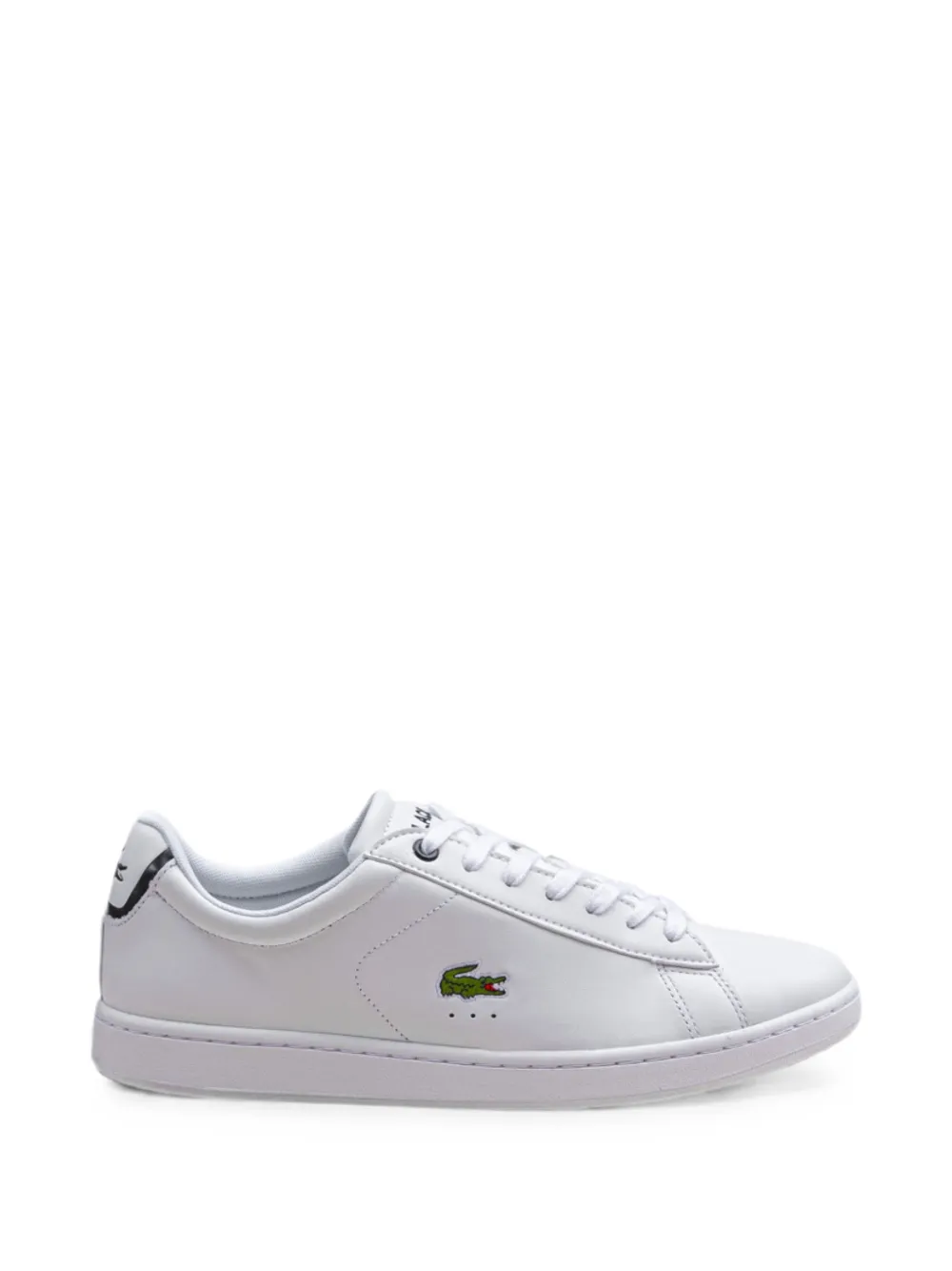 Lacoste Carnaby lace-up leather sneakers - Weiß