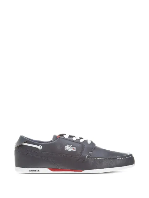 Lacoste Dreyfus leather boat shoes
