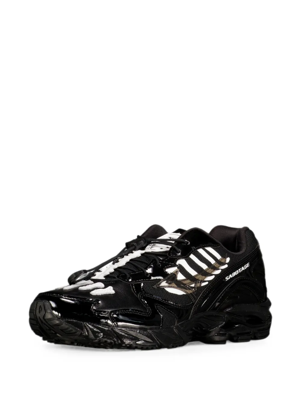 Mizuno Wave Rider 10 Sabotage sneakers Zwart