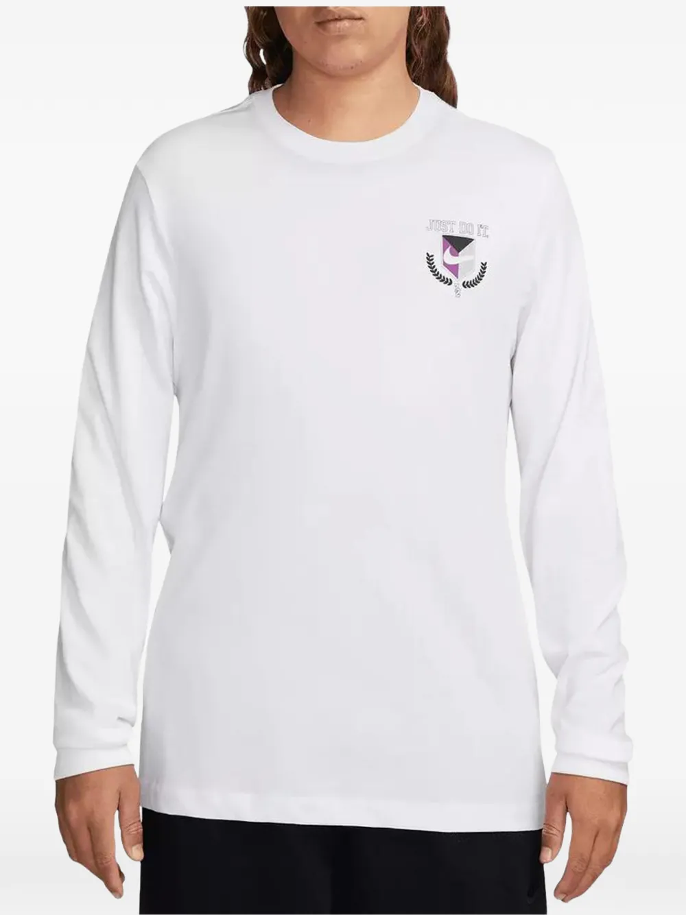 Nike T-shirt met logoprint Wit