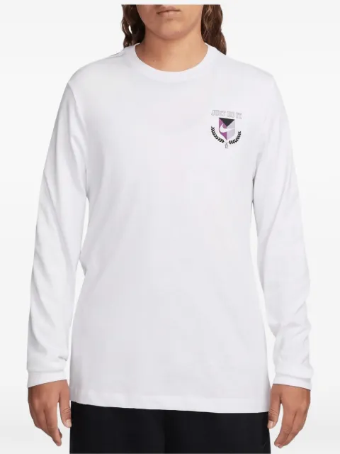 Nike logo-print long-sleeve T-shirt