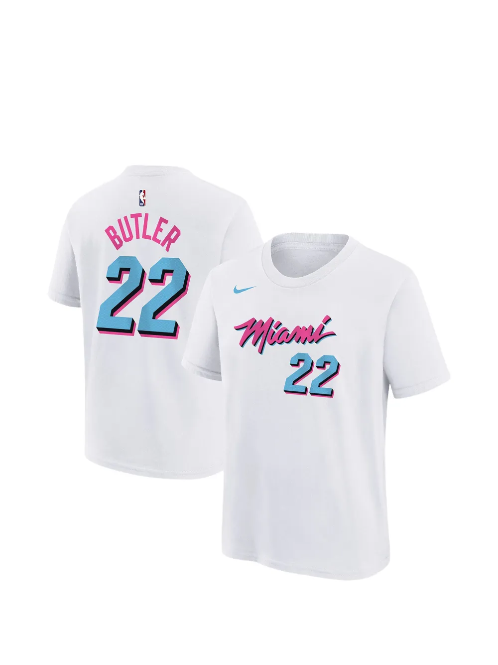 Nike Kids NBA City Edition T-shirt Wit