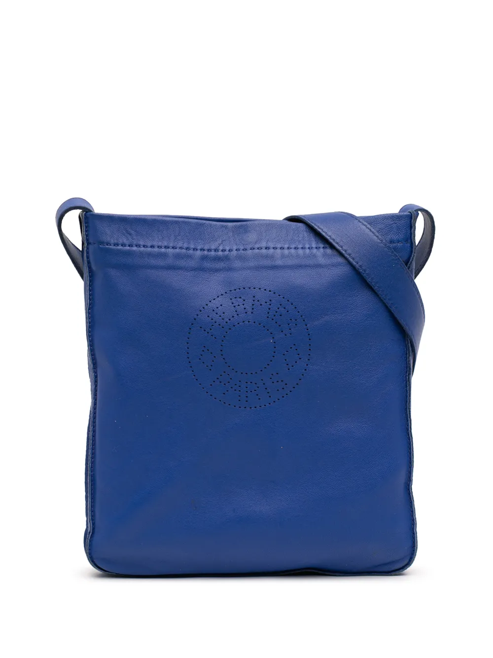 Hermès Pre-Owned 2012 Milo Clou De Selle Bag crossbody bag - Blu