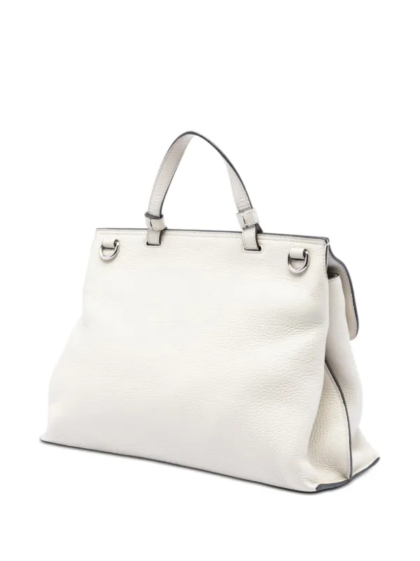 Gucci Pre-Owned 2016-2026 ミディアム レザー バンブー デイリー 
