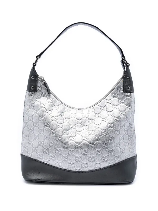 Gucci Pre-Owned 2016-2026 メタリック グッチシマ ショルダーバッグ 