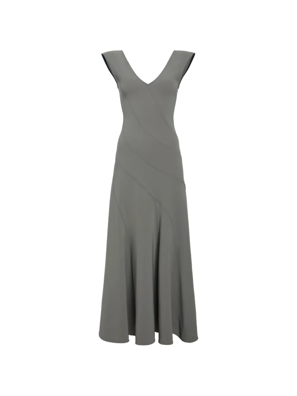 Proenza Schouler Romana dress in matte double crepe - Grigio
