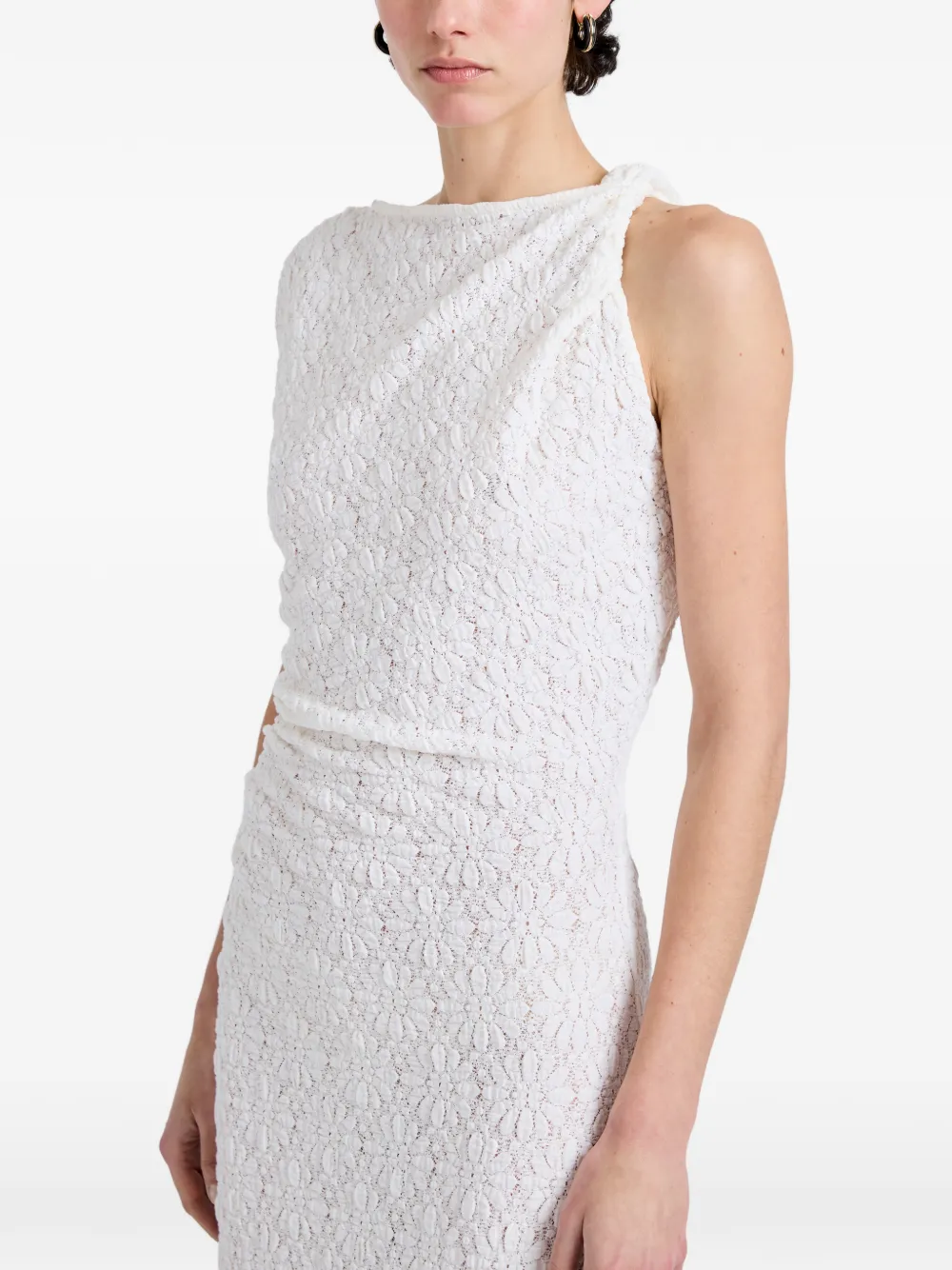 Proenza Schouler White Label Astra jurk van stretch kant Wit