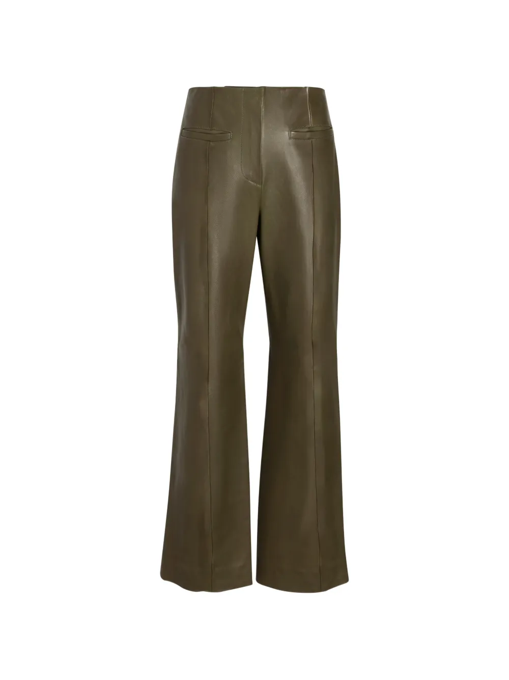 Proenza Schouler White Label Isadora leren broek Groen