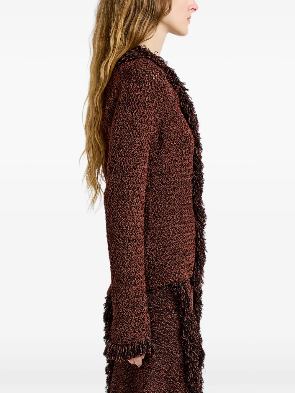 Proenza Schouler Nilo top met getextureerde jacquard Bruin
