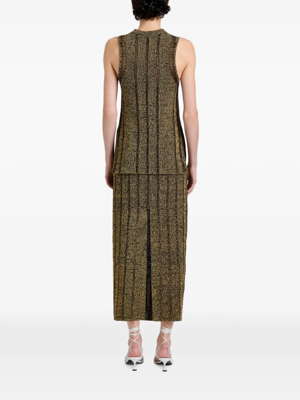 Proenza Schouler Maelle tweed top Goud