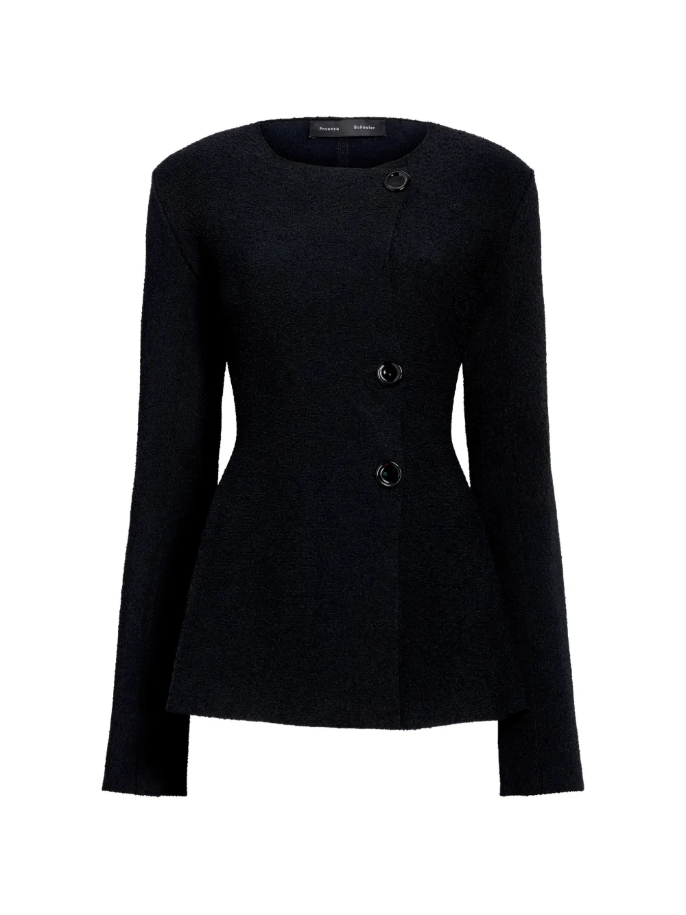 Proenza Schouler Sukki jacket in draped viscose - Nero