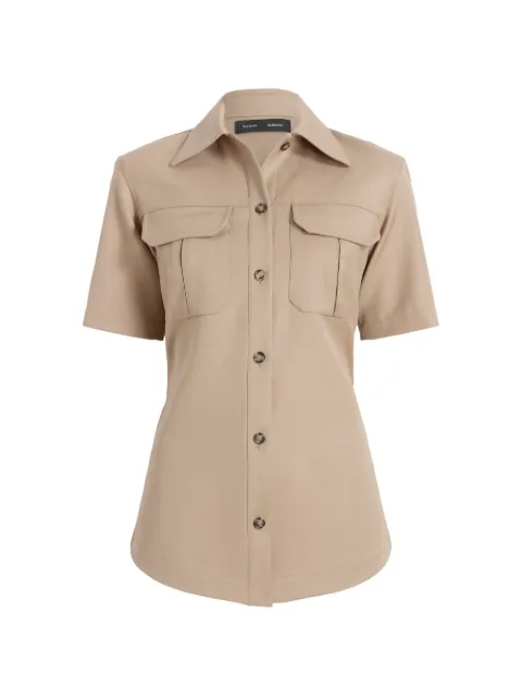 Proenza Schouler Nali top in wool gabardine