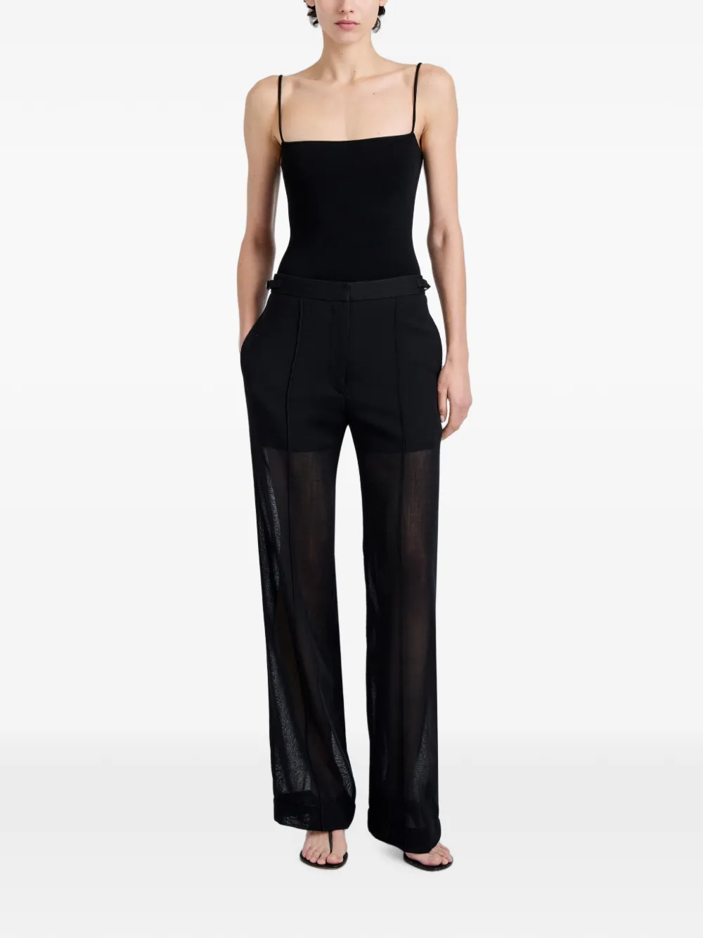 Proenza Schouler Eran wollen broek Zwart