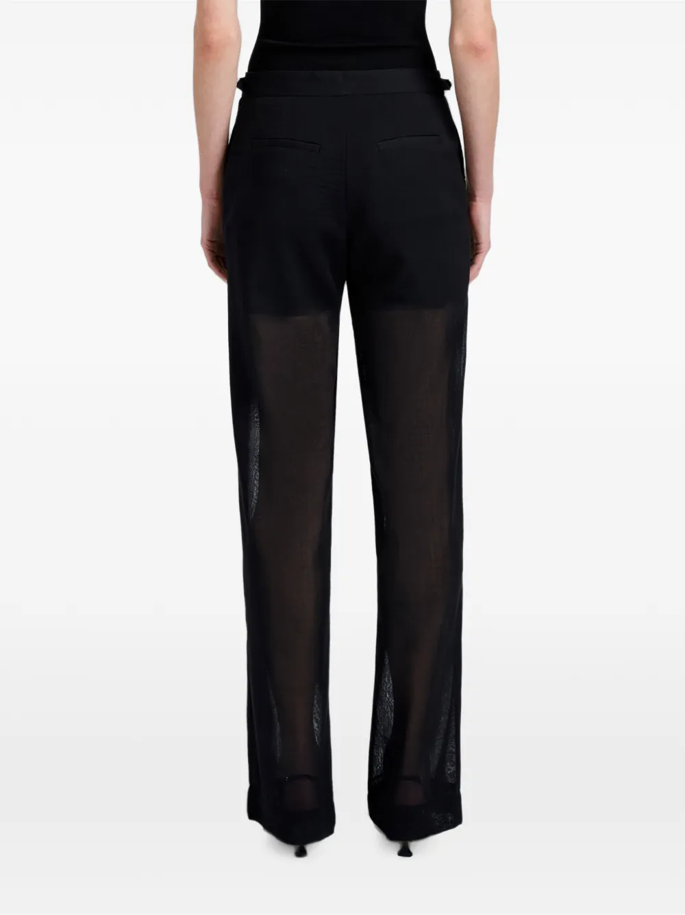 Proenza Schouler Eran wollen broek Zwart