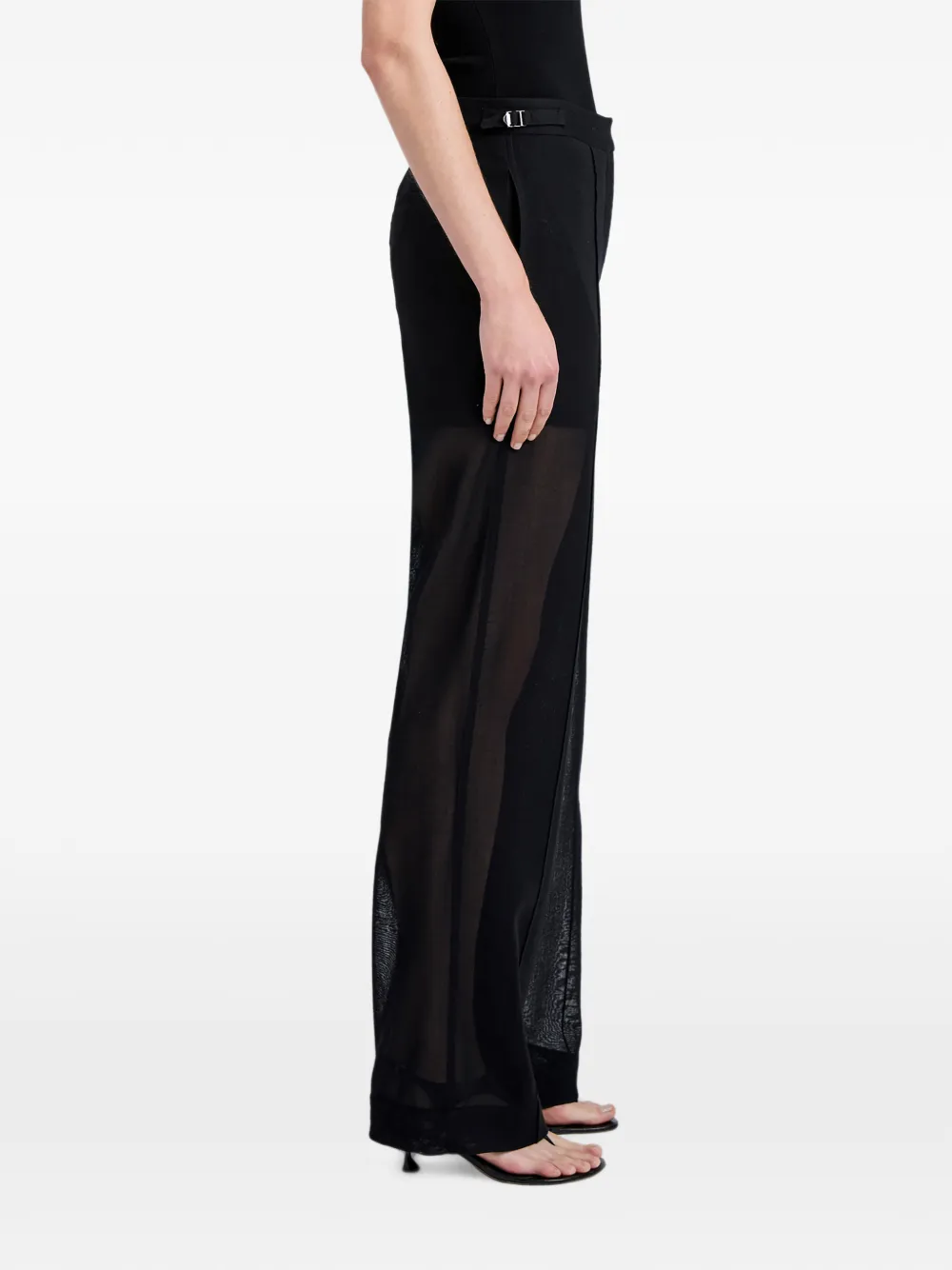 Proenza Schouler Eran wollen broek Zwart