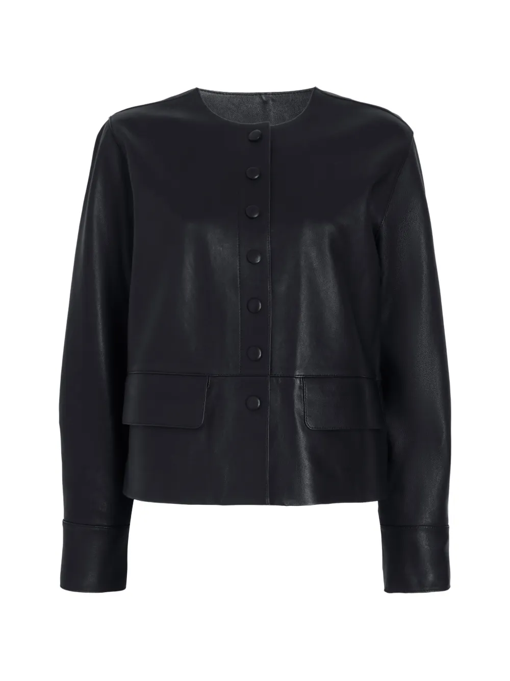 Proenza Schouler White Label Robin jas van leer Zwart