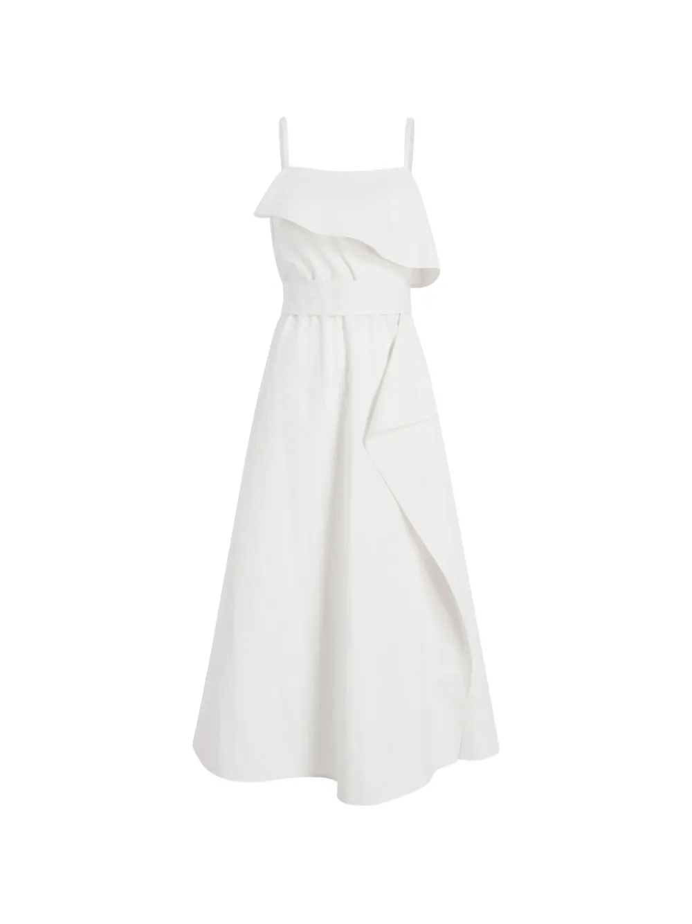 Proenza Schouler White Label Reign jurk van gewassen katoen Beige
