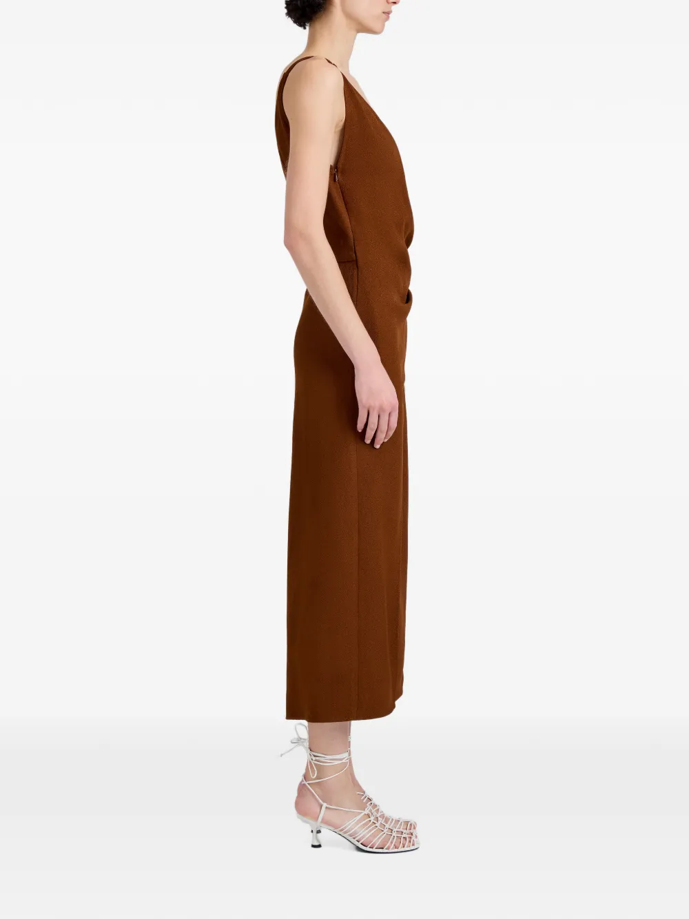 Proenza Schouler Noema sable jurk Bruin