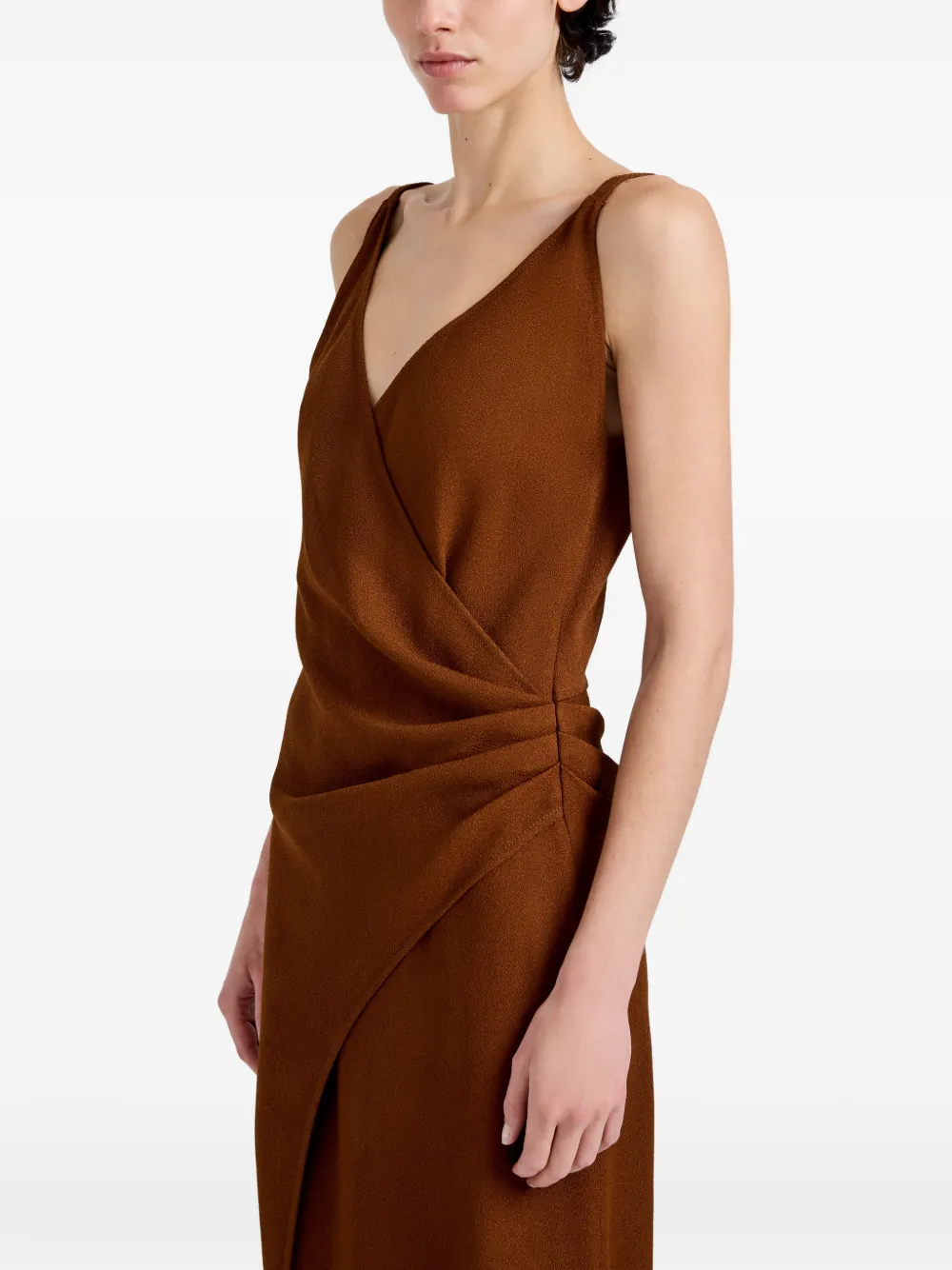 Proenza Schouler Noema sable jurk Bruin