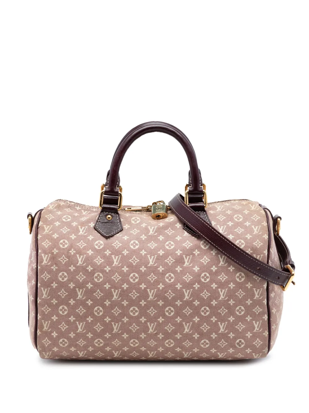 Louis Vuitton Pre-Owned 2000-2020 Monogram Mini Lin Speedy Bandouliere 30 satchel - Rot