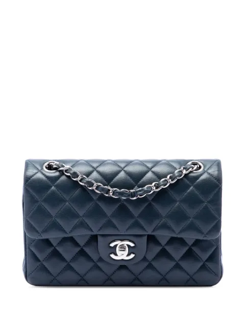 CHANEL Pre-Owned 2018-2019 Small Classic Lambskin Double Flap shoulder bag