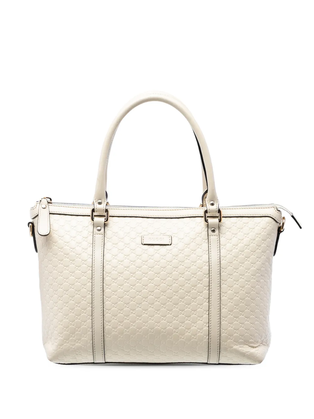 Gucci Pre-Owned 2016-2026 Small Microguccissima Joy satchel - Bianco