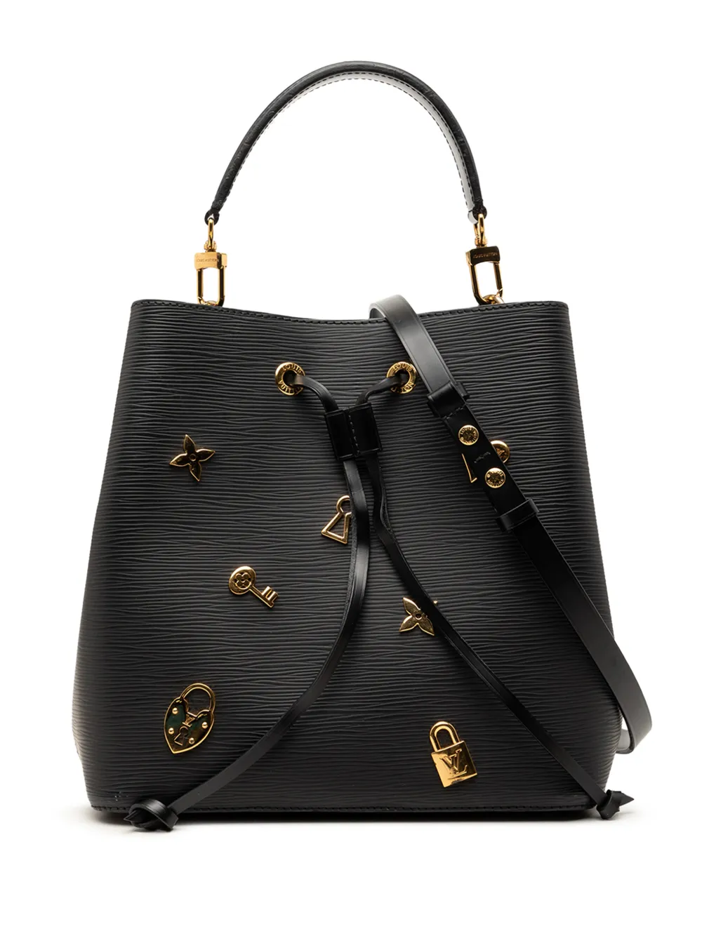 Louis Vuitton Pre-Owned 2018 Epi Love Lock Neonoe bucket bag - Schwarz