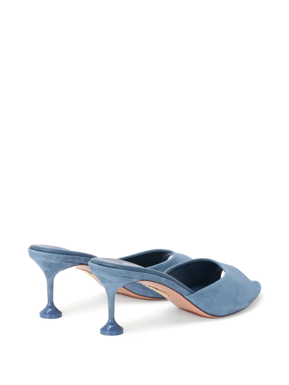 Aquazzura Bisous mules 65 Blauw