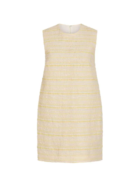 Markarian Daisy striped-pattern textured mini dress
