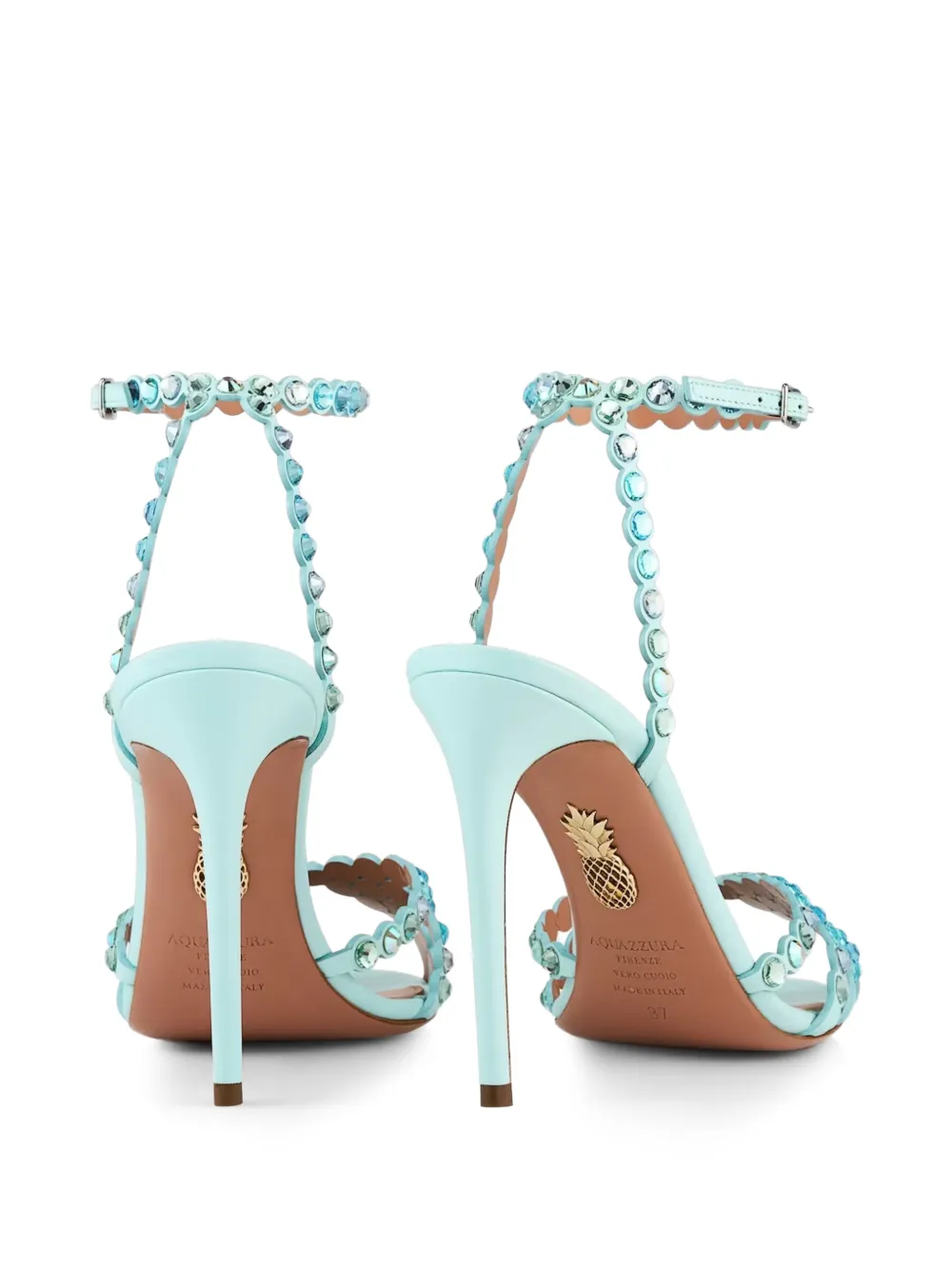 Aquazzura Tequila sandal 105 Blauw