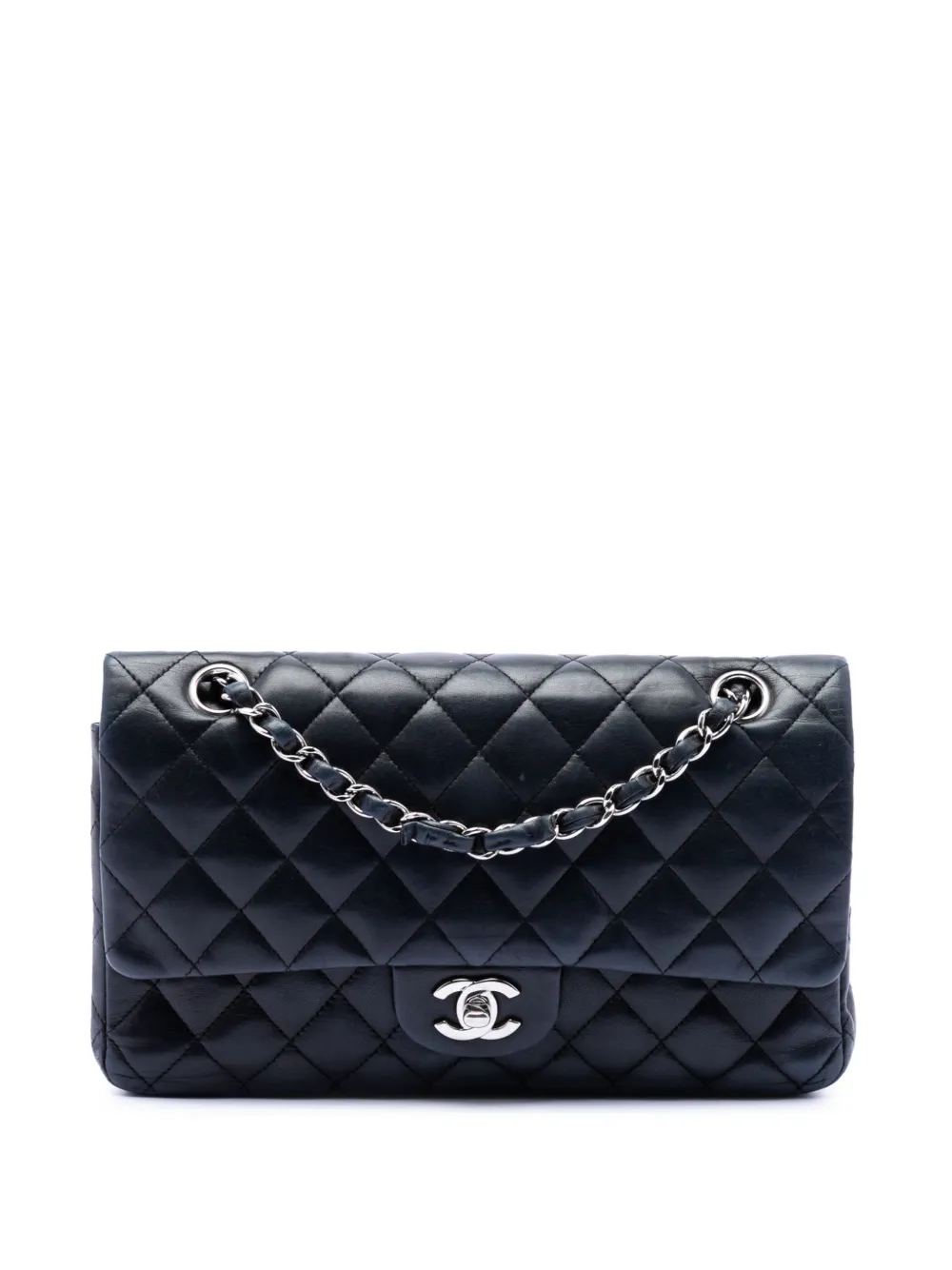 CHANEL Pre-Owned 2006-2008 Medium Classic Lambskin Double Flap shoulder bag - Nero