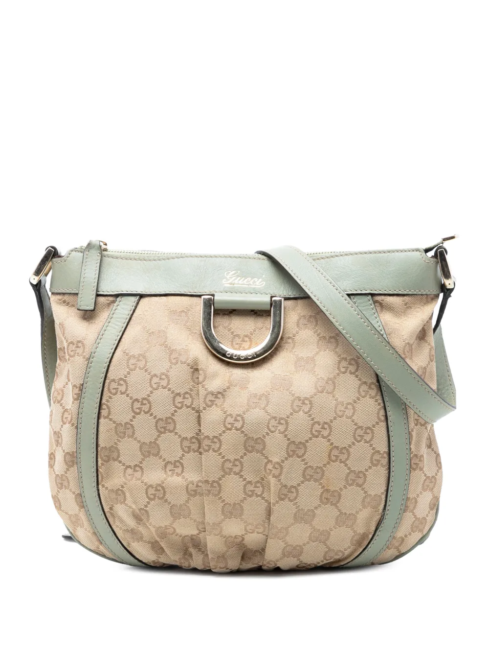 Gucci Pre-Owned 2016-2026 GG Canvas Abbey D Ring crossbody bag - Verde