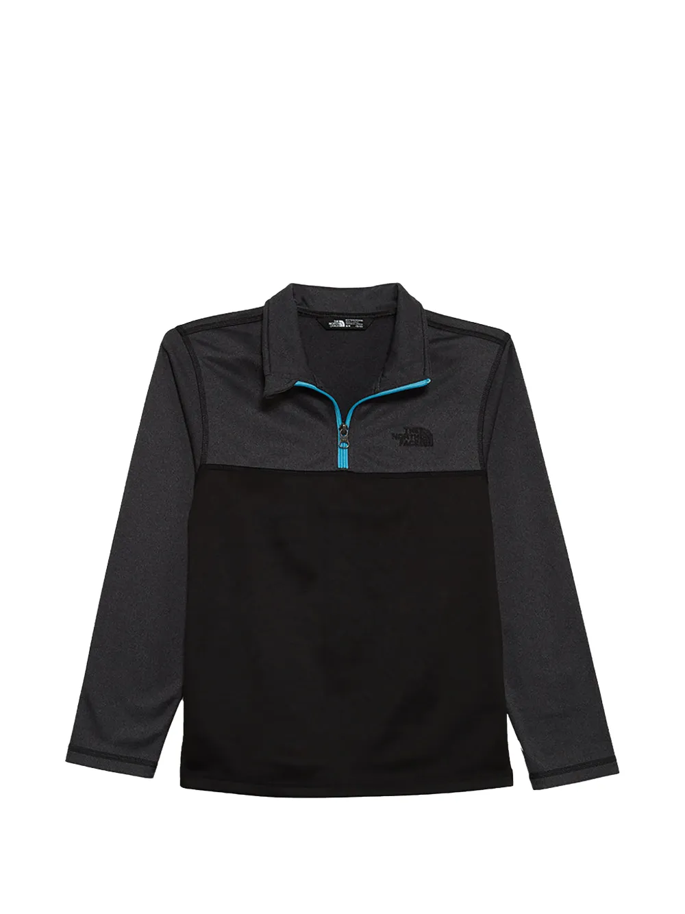 The North Face Kids' Tech Glacier Quarter-zip Sweatshirt In Black