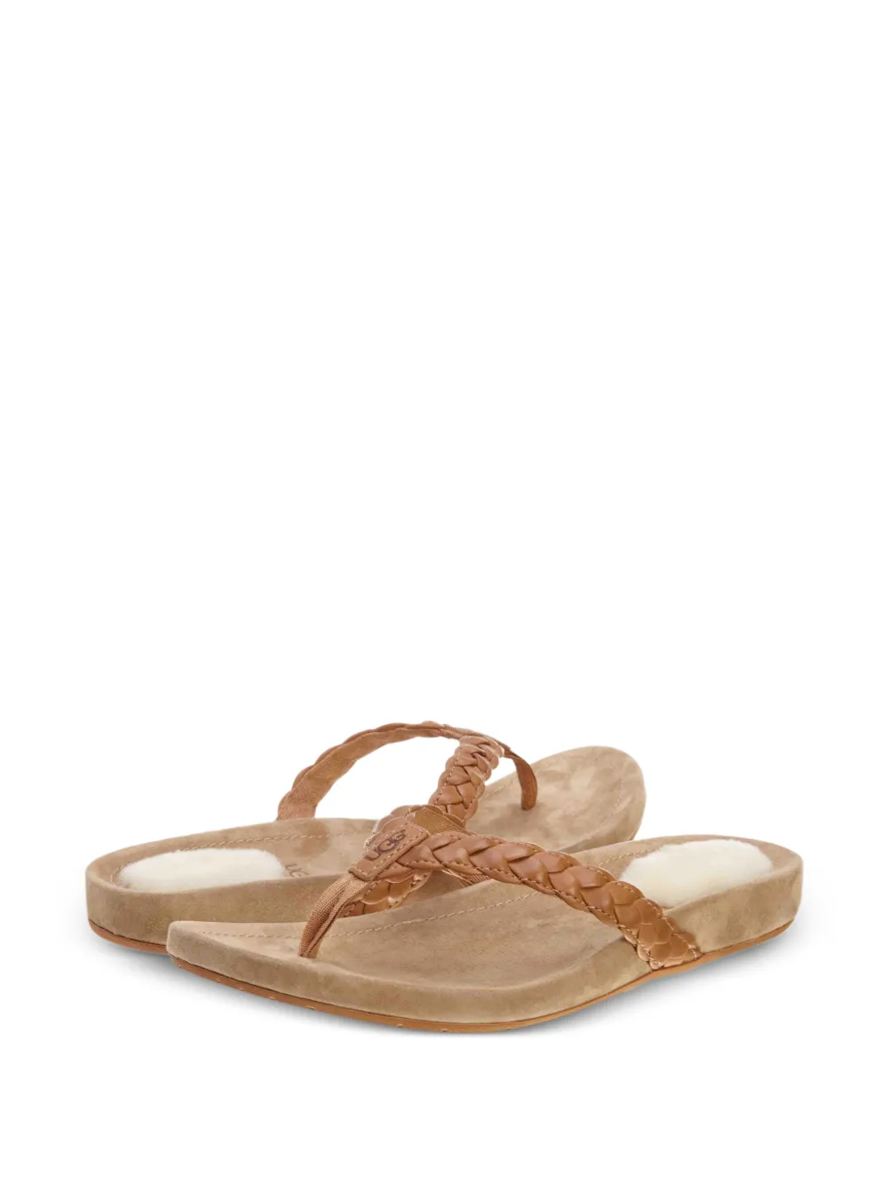 UGG Kids Mckenzey braided sandals - Brown